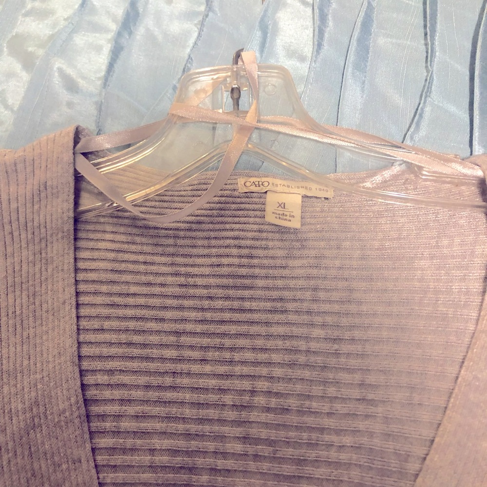 Cap sleeve top (grey)